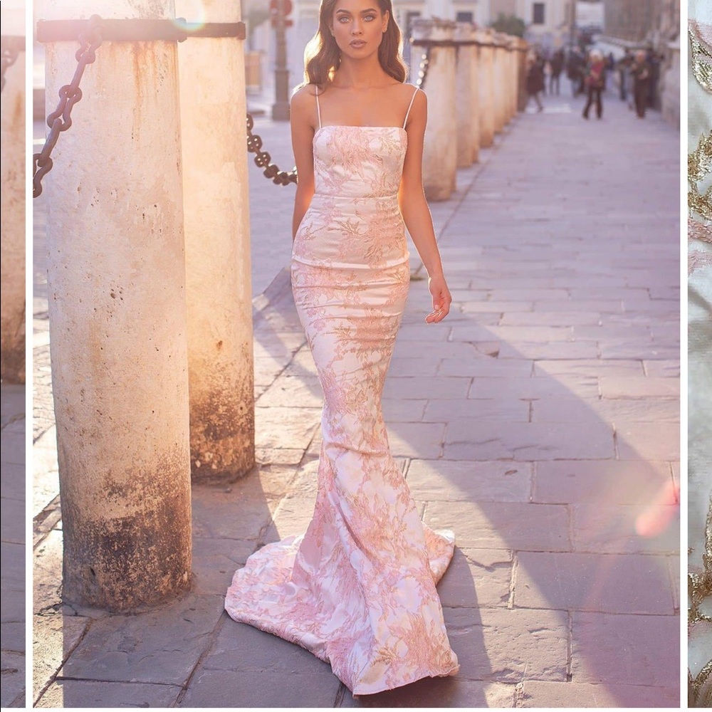 Remas Jacquard Gown